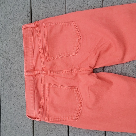 J. Crew Stretch Size 26 Toothpick Jeans | J.Crew Coral Colored Jeans Sty… - Picture 10 of 10